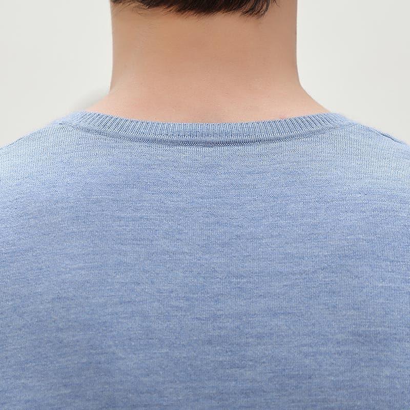 Short Sleeve Cashmere Sweater for Men