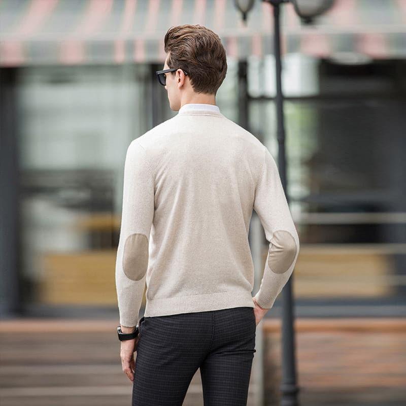 Men's V Neck Cashmere Sweater
