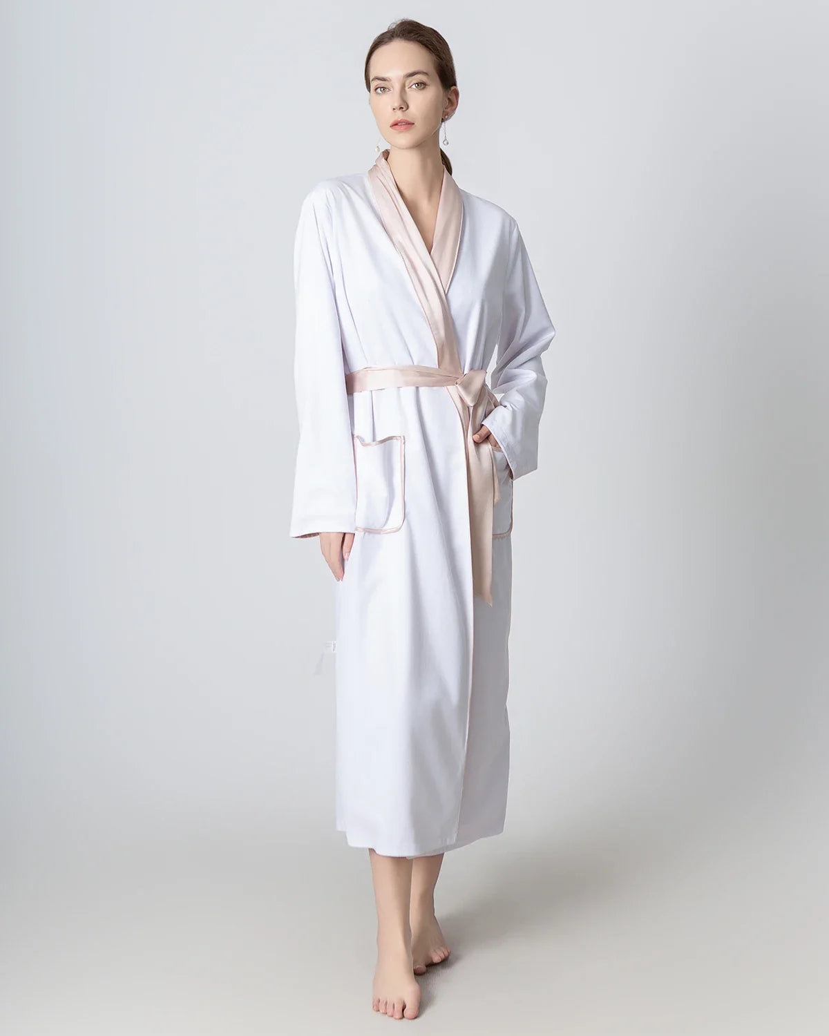 Silk and Velvet Reversible Robe