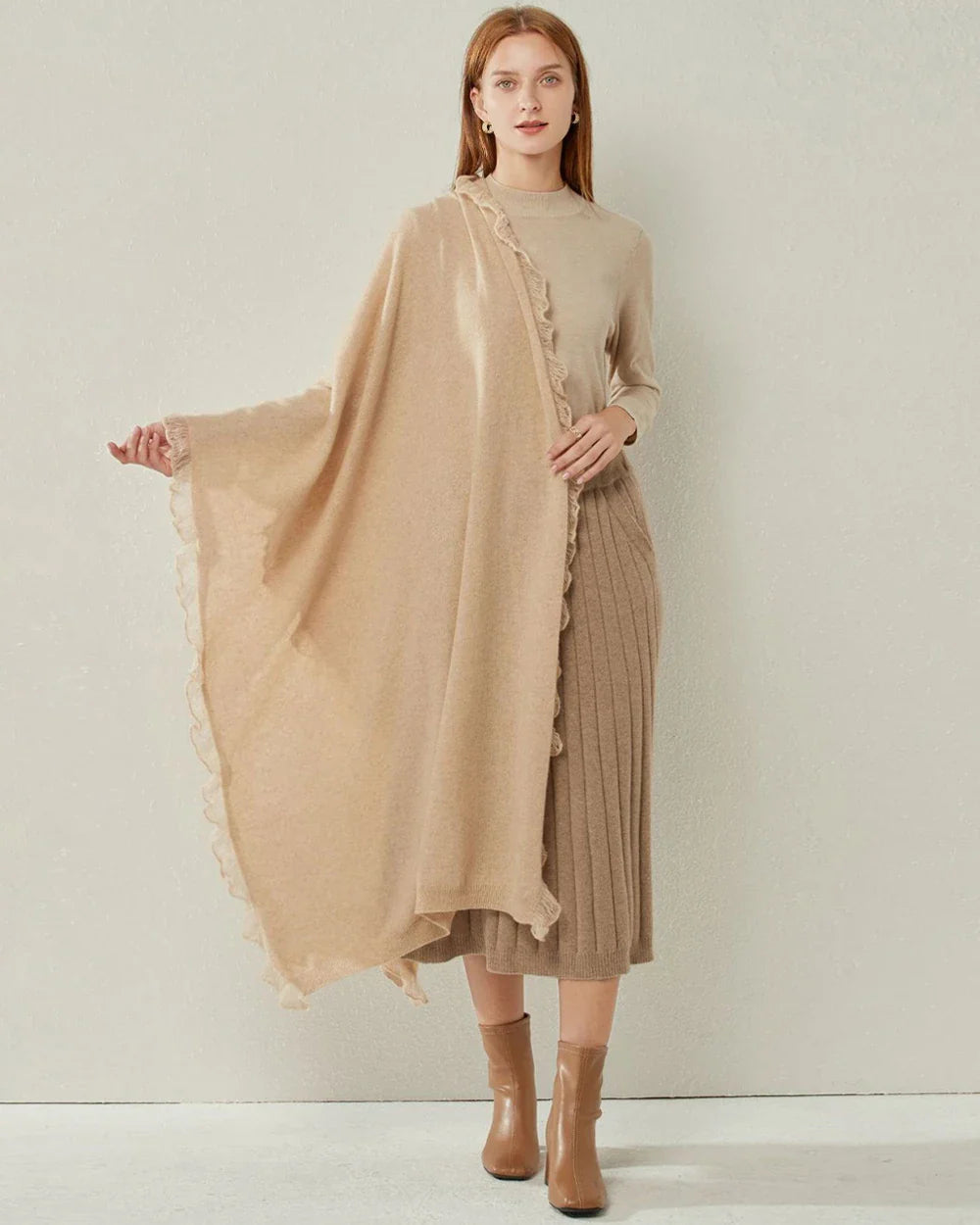 Cashmere Tippet Scarf