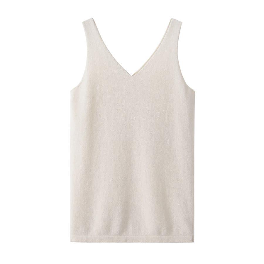 Cashmere V Neck Sweater Vest