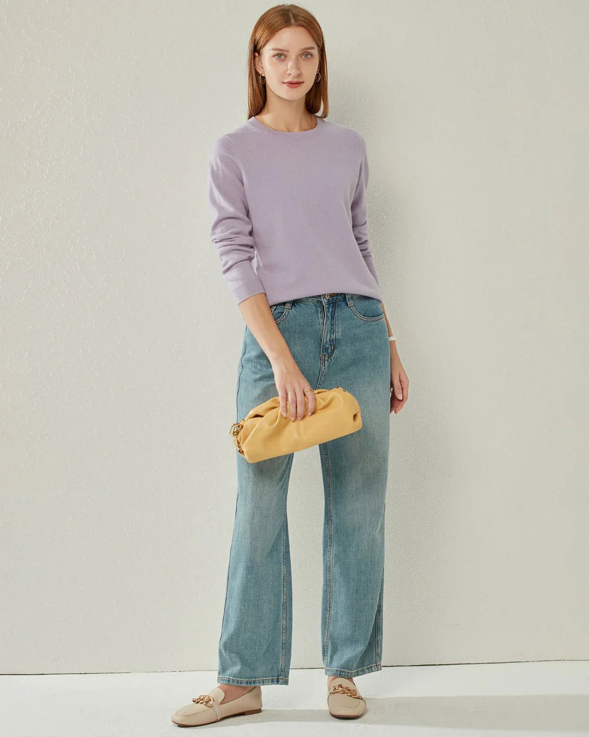 Crewneck Lightweight Cashmere Sweater
