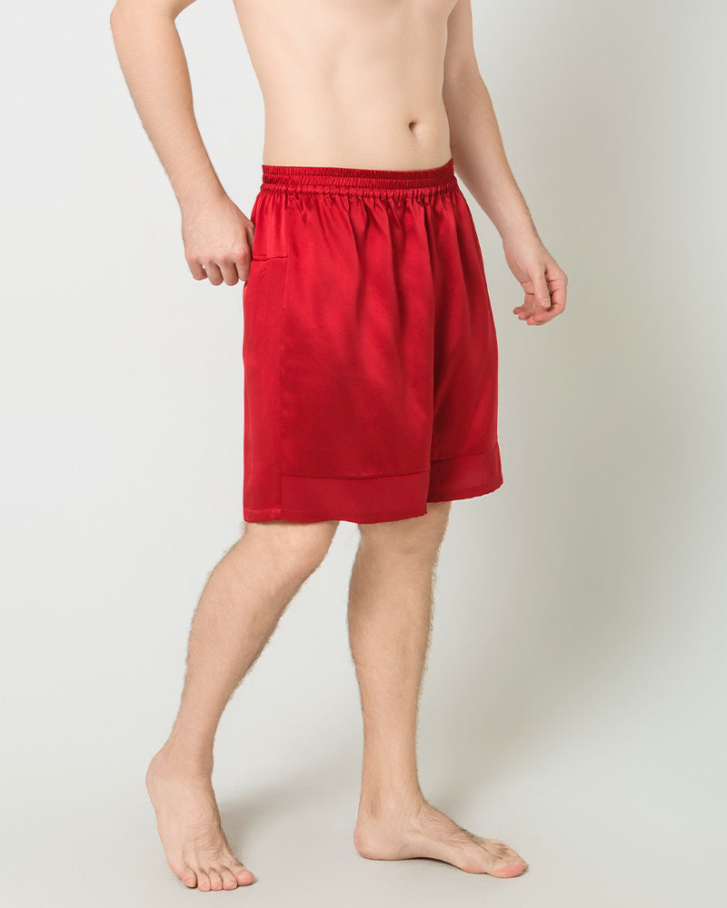 Comfortable Silk Luxury Men Shorts