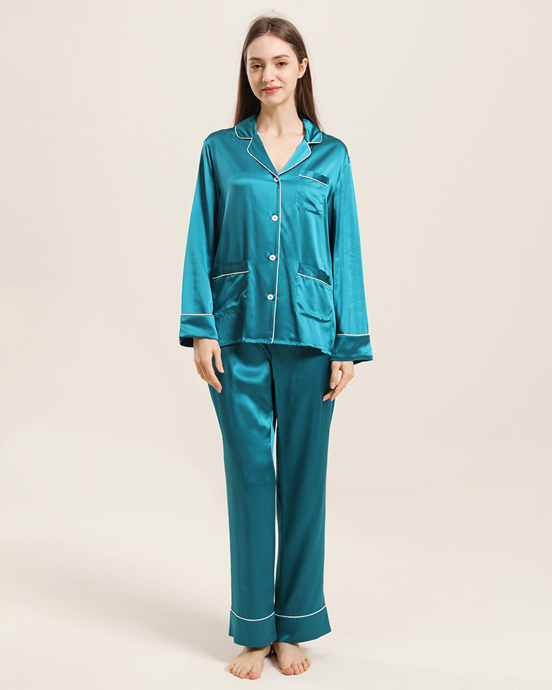 Classic Silk Pajamas For Women
