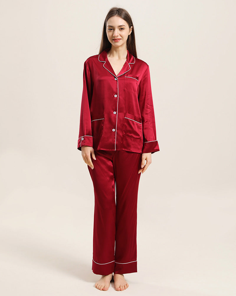 Classic Silk Pajamas For Women