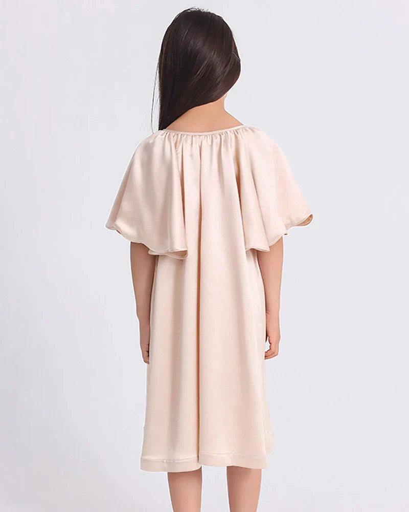 Bat-sleeved Nightdress for Girls