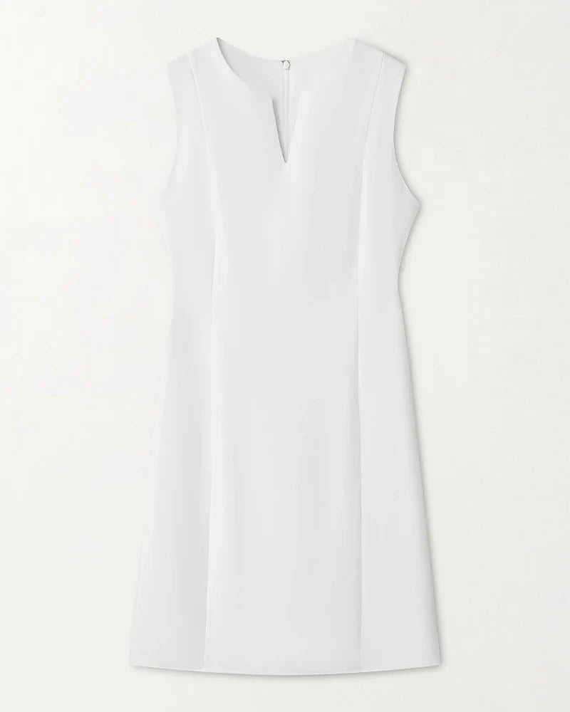 40 Momme Sleeveless Silk Knee Length Work Dress