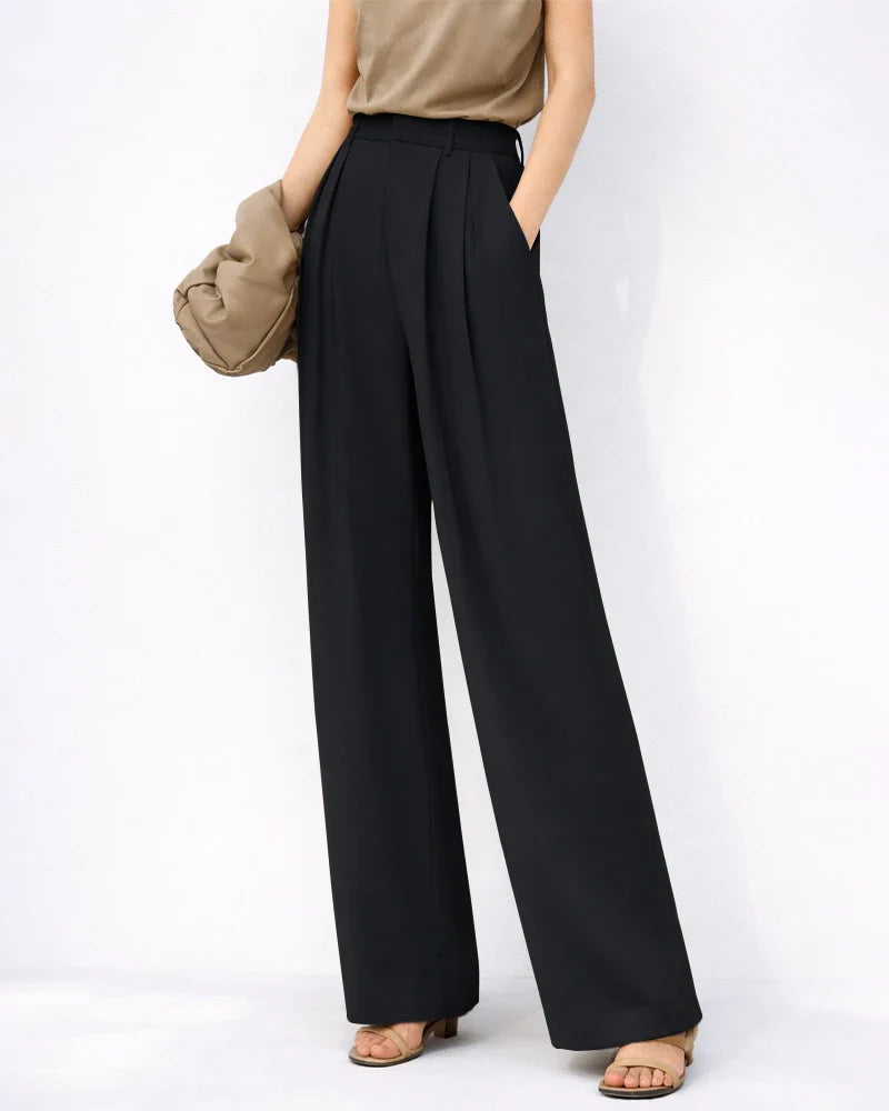 22 Momme High Waist Silk Wide Leg Pants