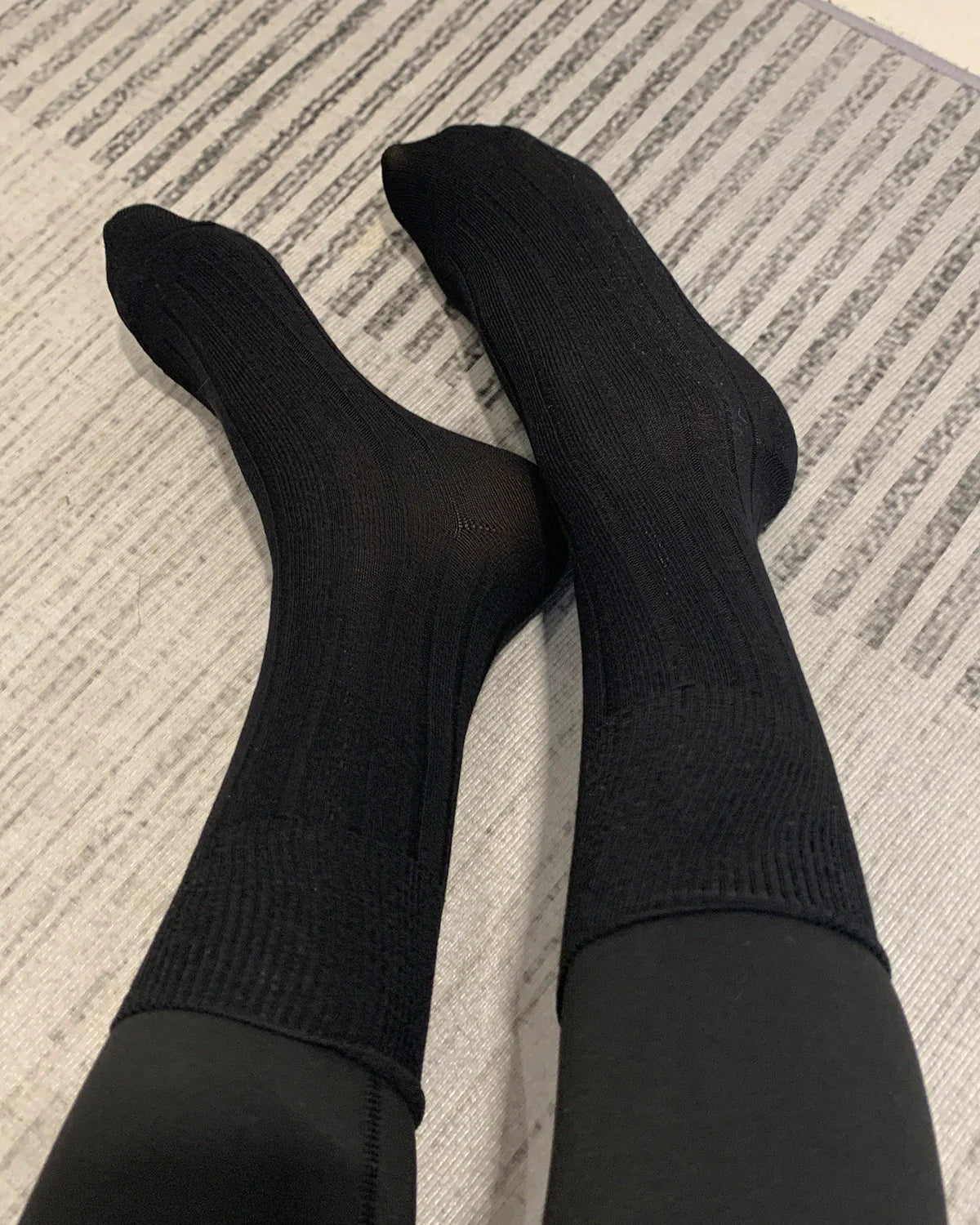 Women Cashmere Modal Blend Crew Socks