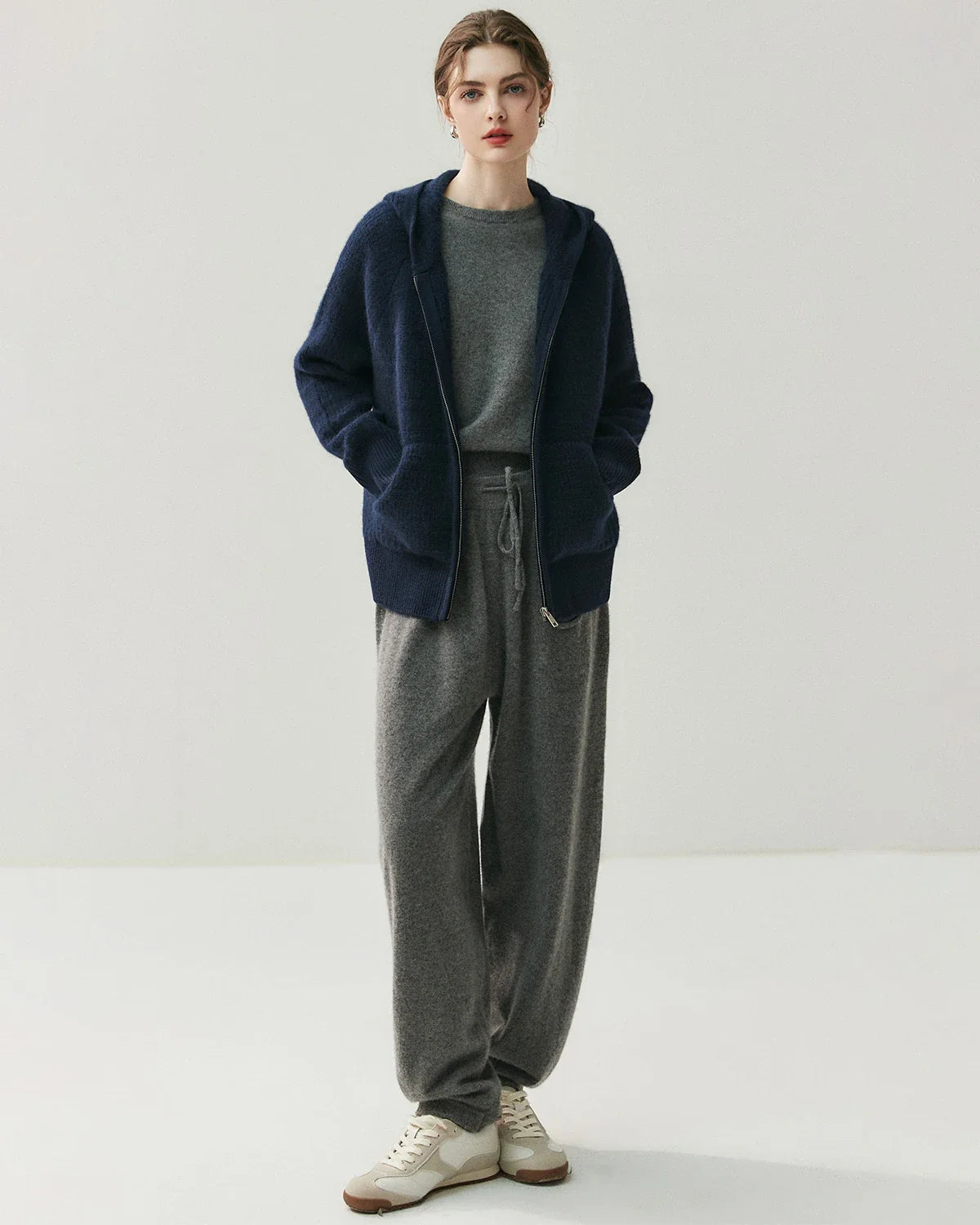 Women’s Relaxed Fit Cashmere Wool Pants
