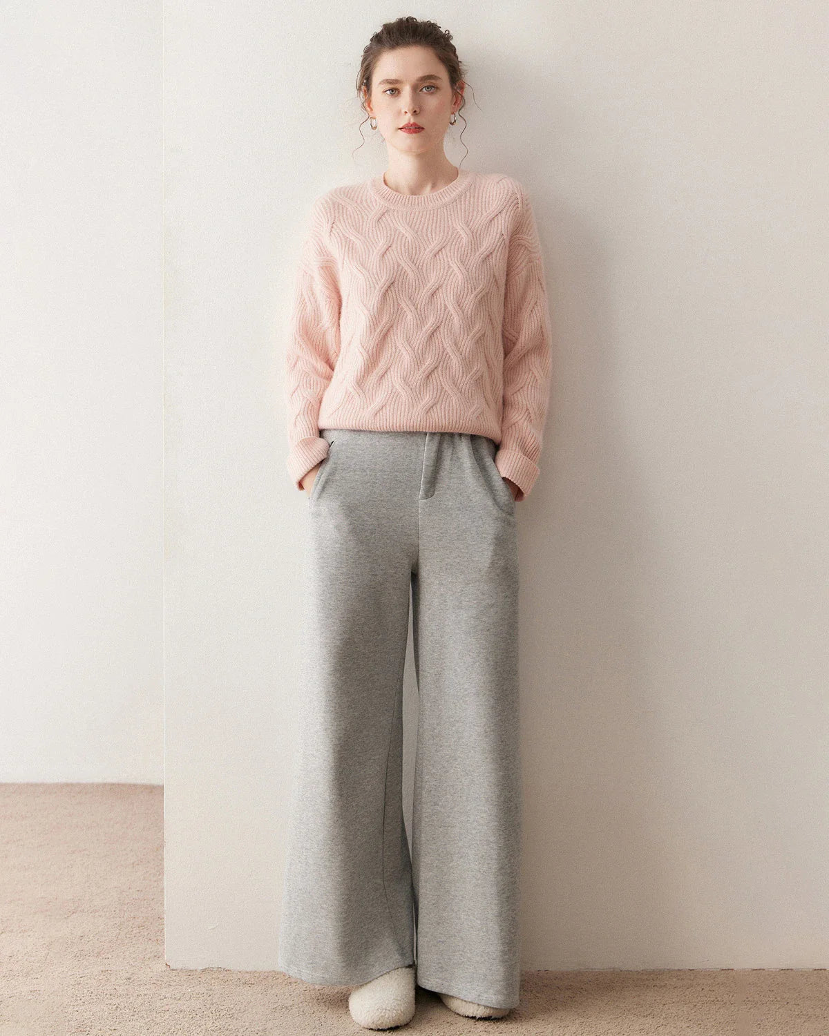 Luxury Cable Knit Cashmere Sweater