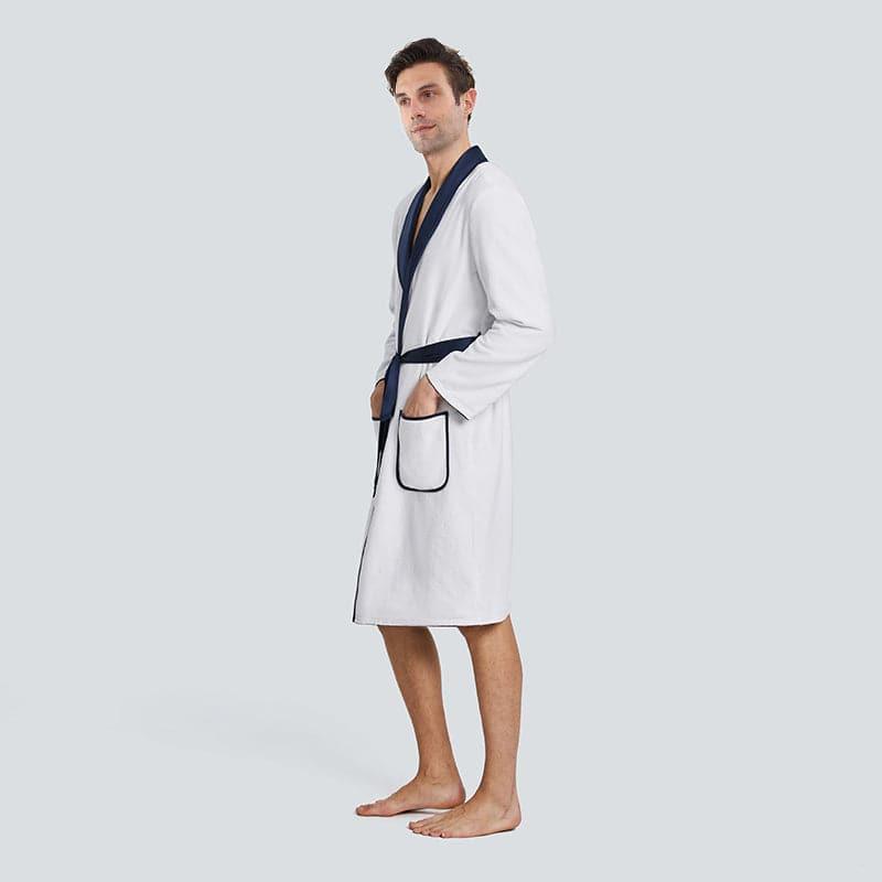 Double Side Wear Sleep Robe Men Pajamas