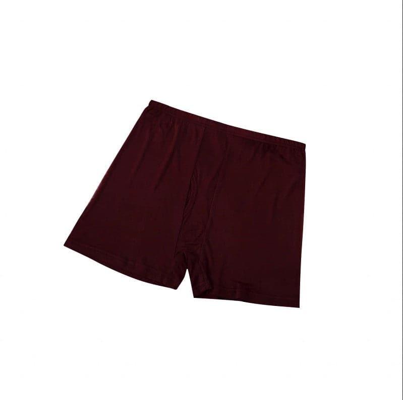 Large Elasticity Knit Soft Silk Boxer Shorts