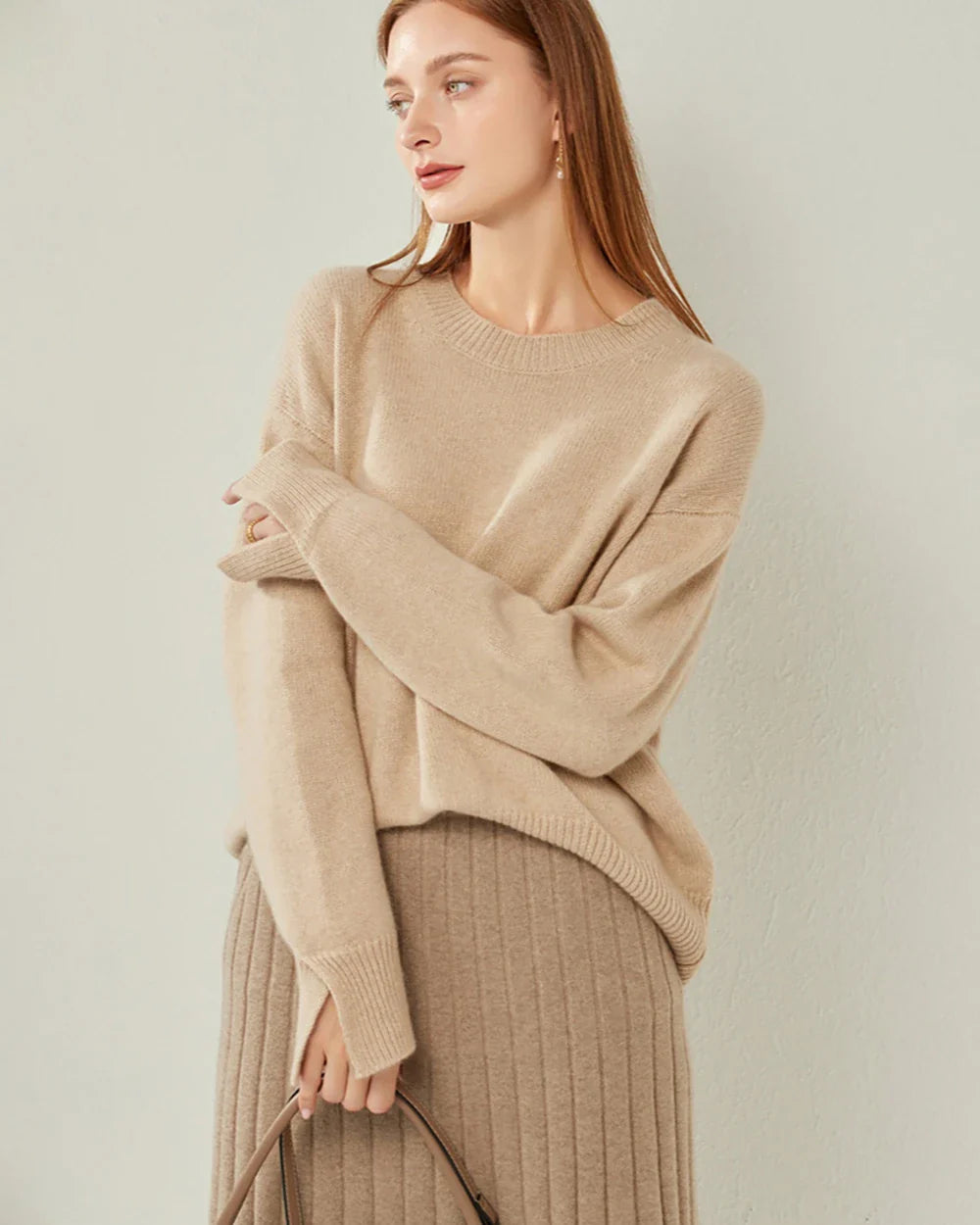 Loft Crew Neck Cashmere Sweater