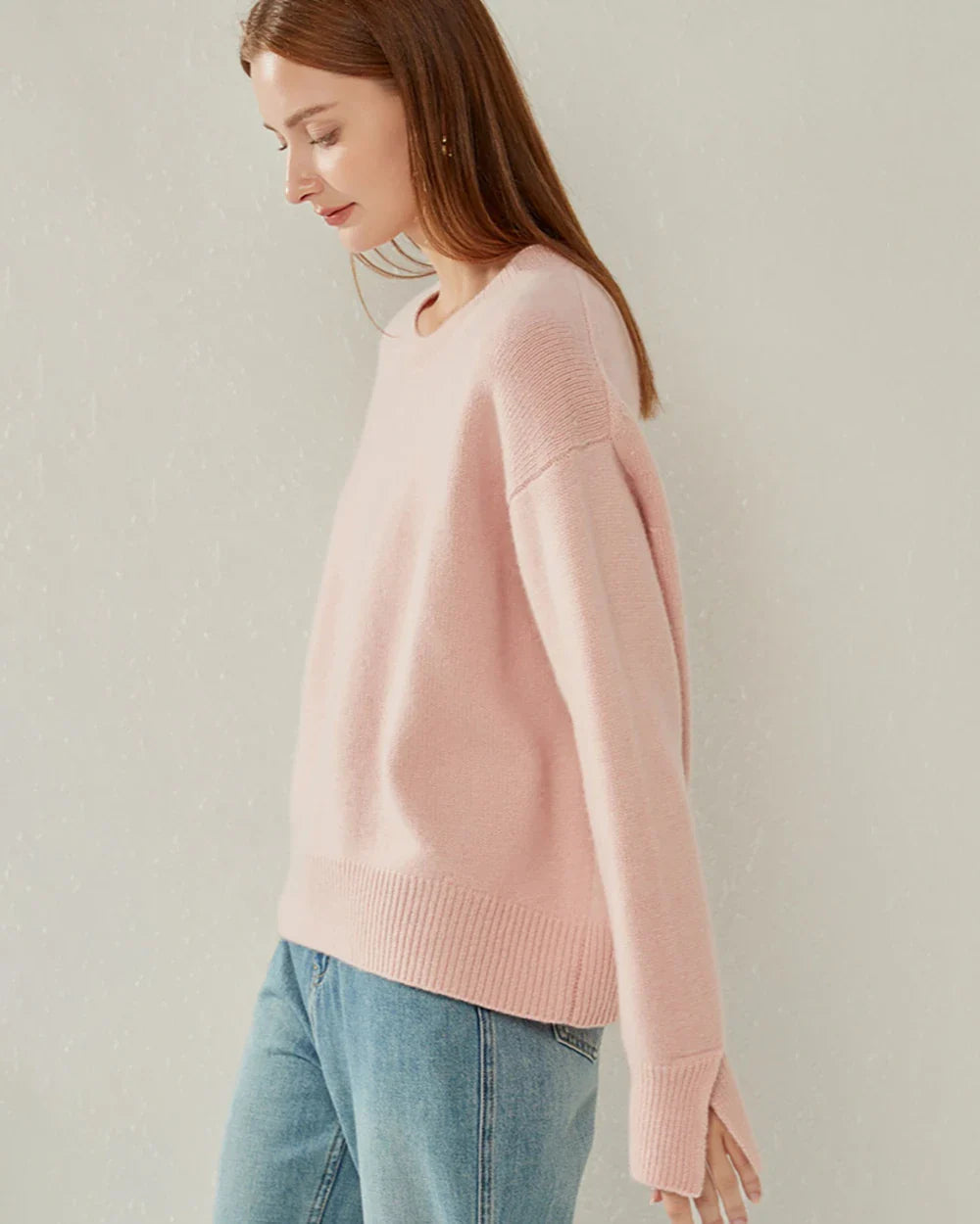 Loft Crew Neck Cashmere Sweater