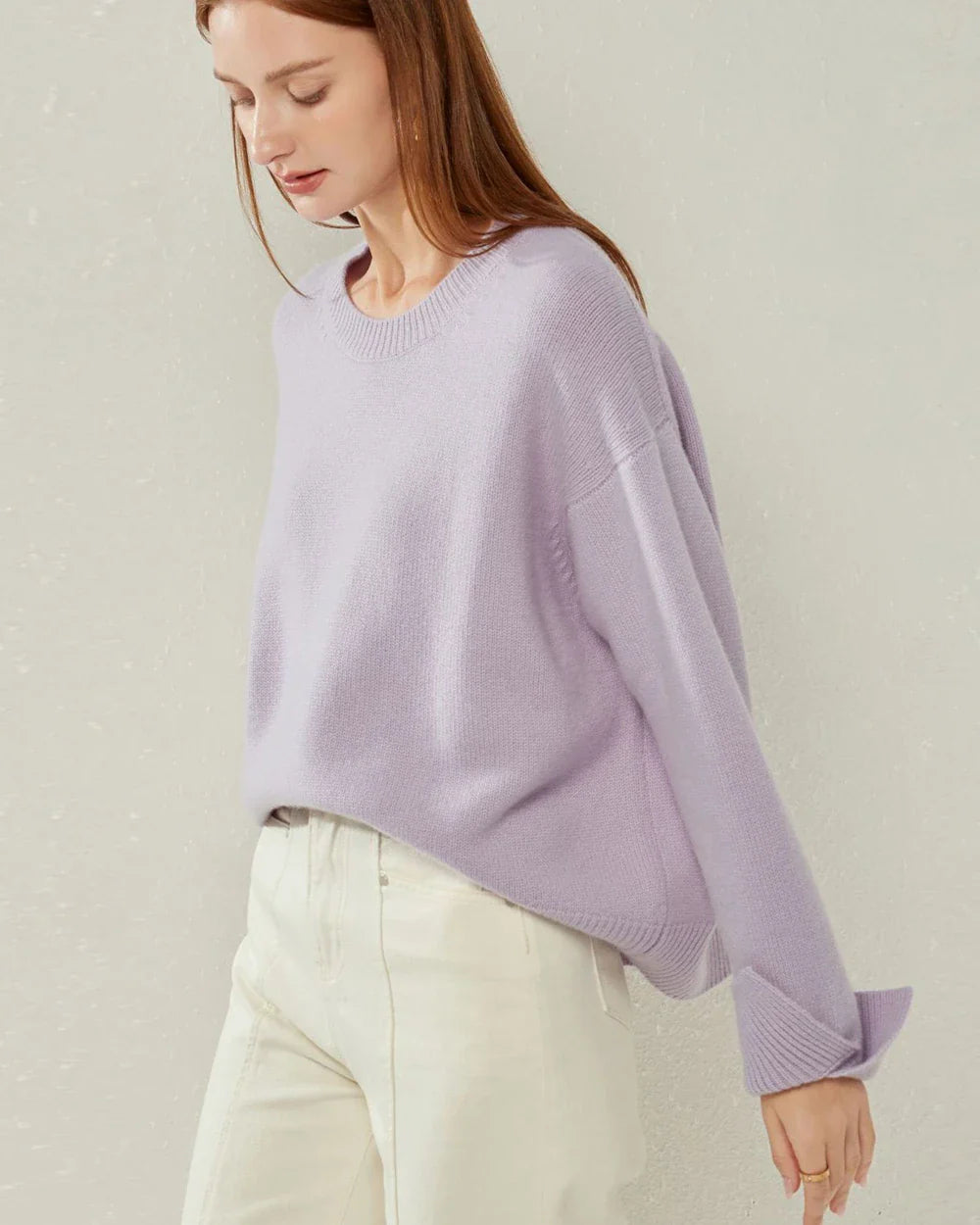 Loft Crew Neck Cashmere Sweater