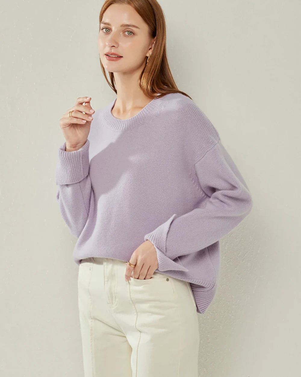 Loft Crew Neck Cashmere Sweater