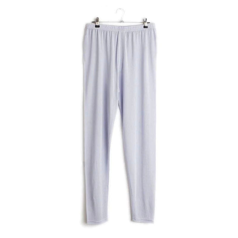 Men's 100% Silk Lightweight Thermal Underwear Set