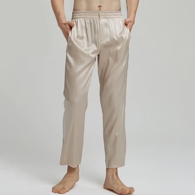 Men's Silk Pajama Pants Sleep Pants