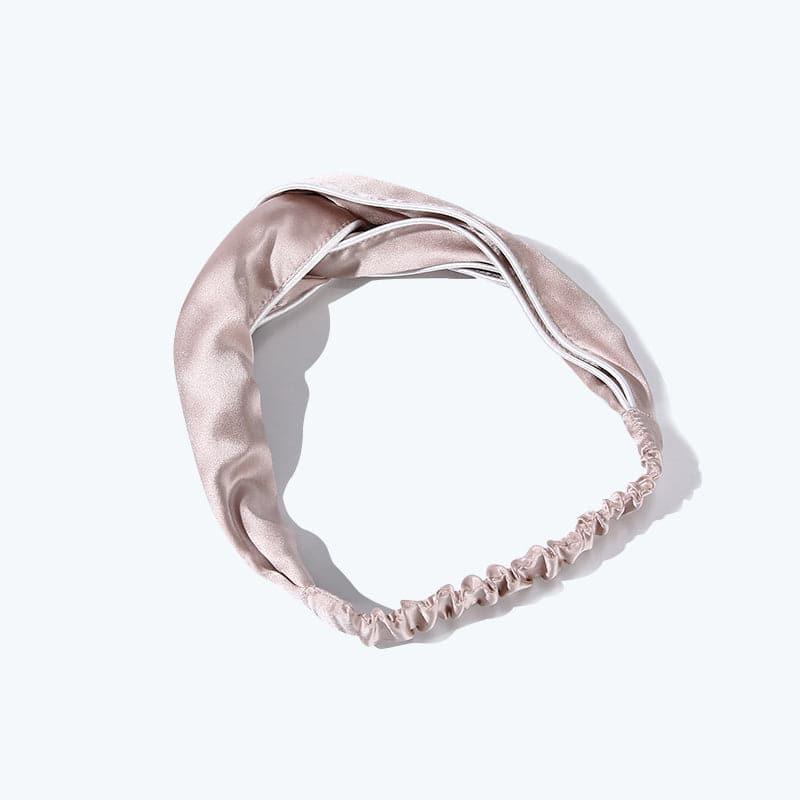Piping Elastic Silk Hair Bands For Ladies