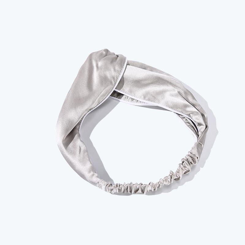 Piping Elastic Silk Hair Bands For Ladies
