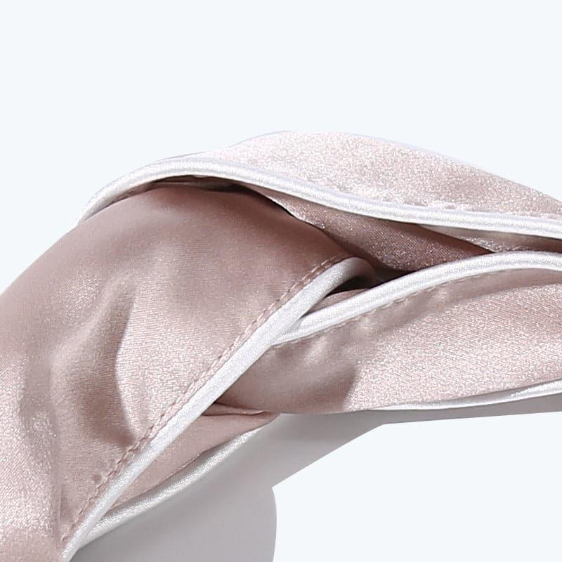 Piping Elastic Silk Hair Bands For Ladies