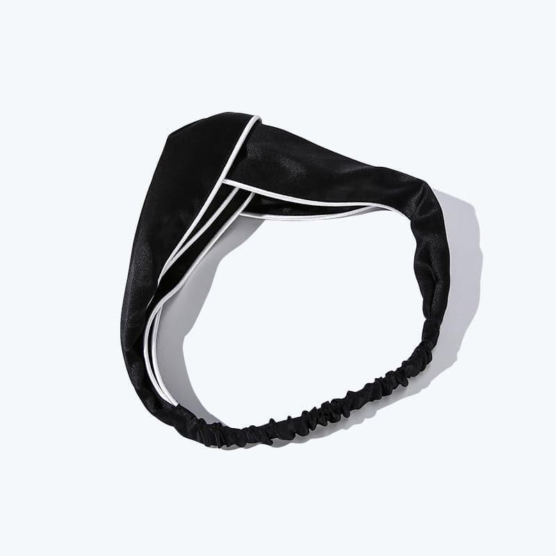 Piping Elastic Silk Hair Bands For Ladies