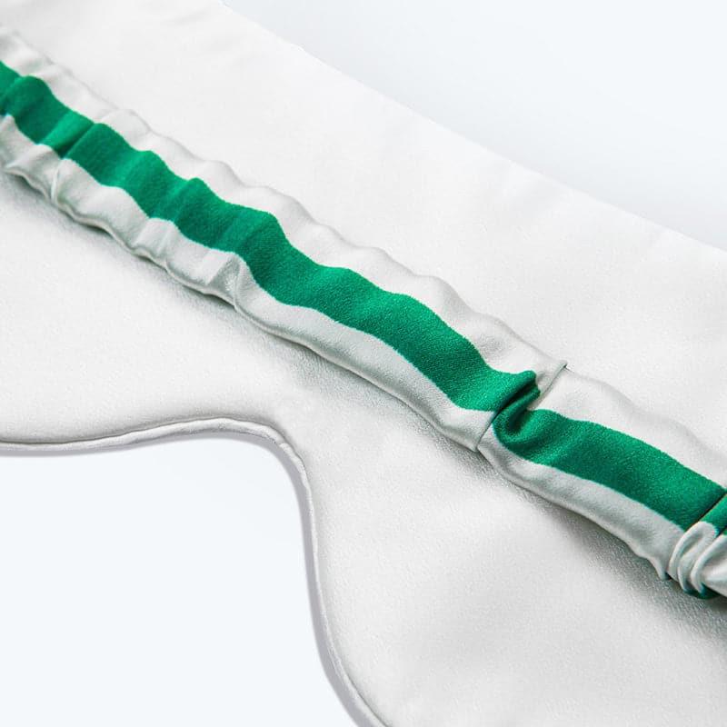 100% Pure Silk Eye Mask Stripe Pattern