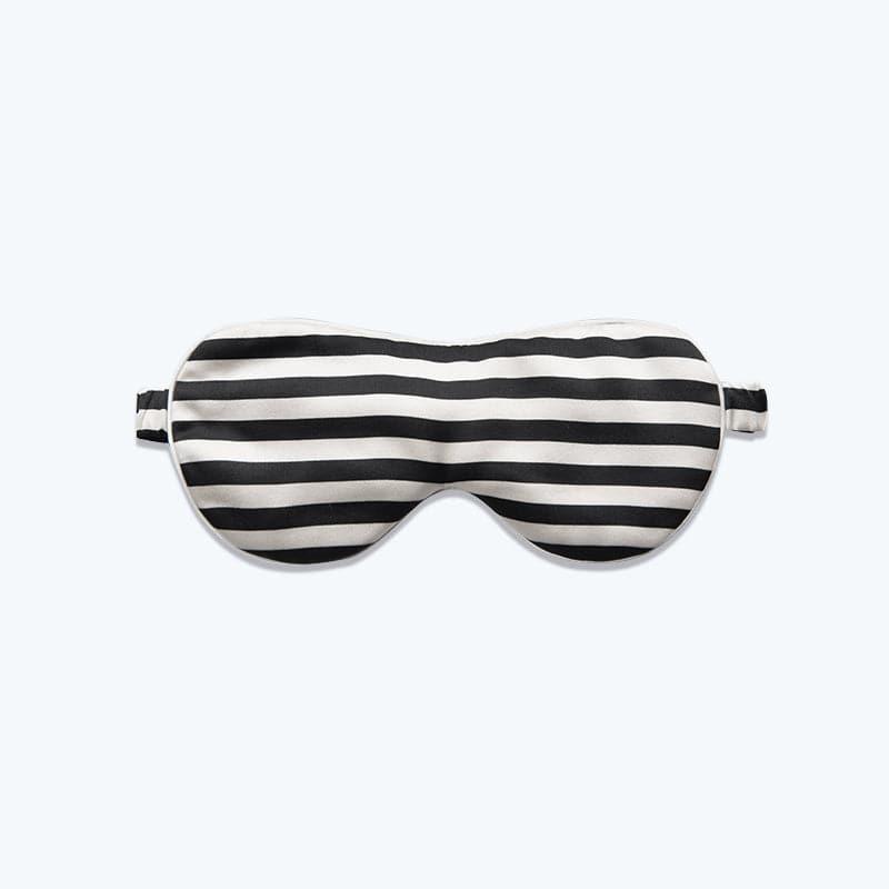 100% Pure Silk Eye Mask Stripe Pattern