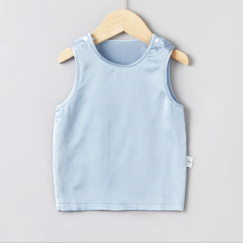 Baby and Kids Silk Sleeveless Tank Top