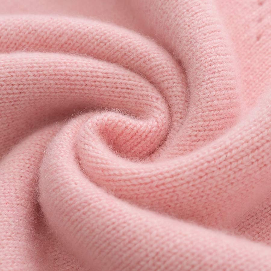 Round Neck Short-Sleeved Cashmere Sweater