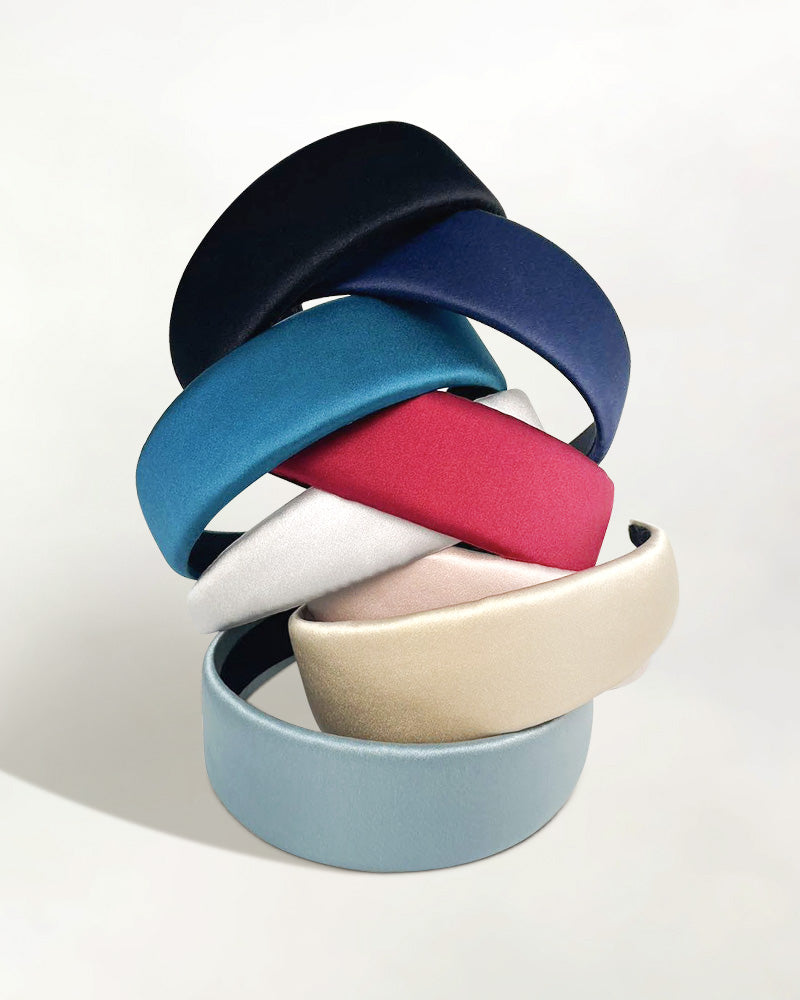 Silk 4cm Wide Border Hairband
