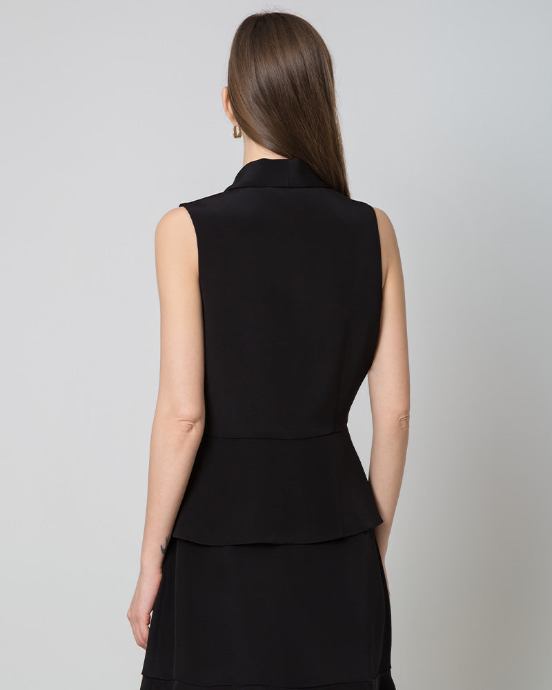 40 Momme V-Neck Silk Vest