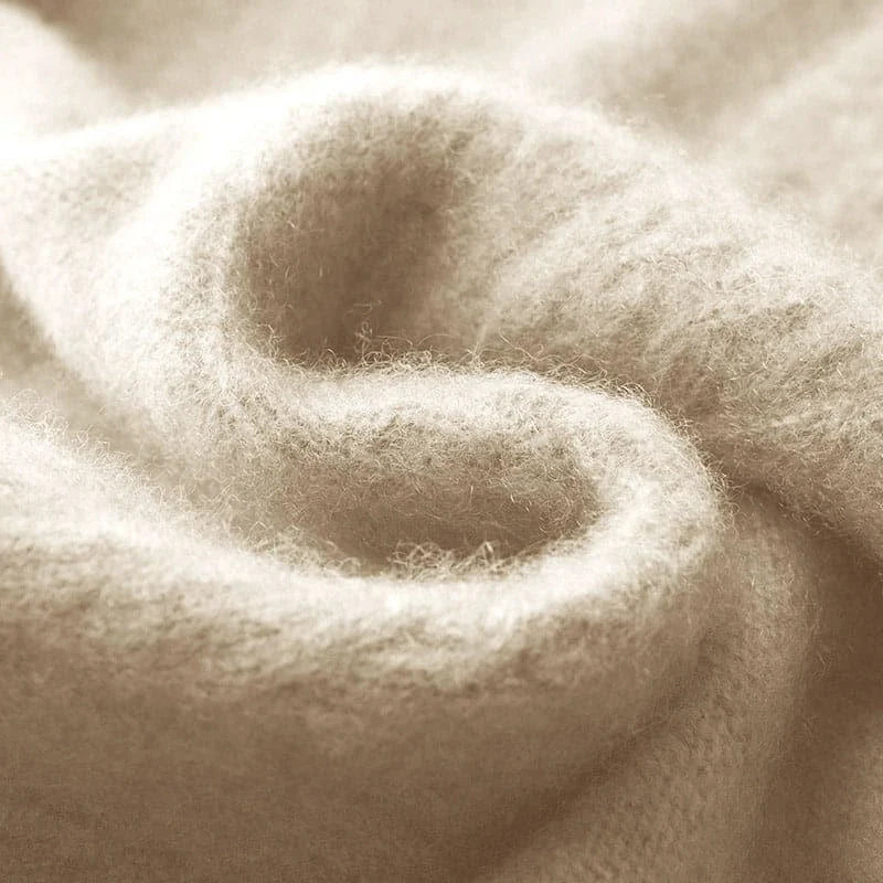 Mock Neck Knit Cashmere Sweater