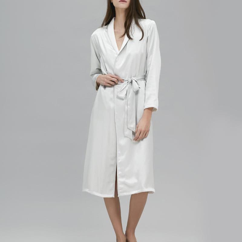 Silk and Velvet Reversible Robe